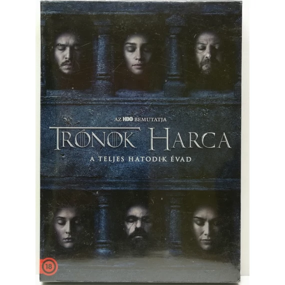 Trónok harca 6. - A teljes hatodik évad - új, fóliás DVD