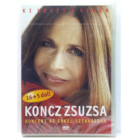 Koncz Zsuzsa - Ki Nevet A Végén - Koncert Az Erkel Színházban - új, fóliás DVD