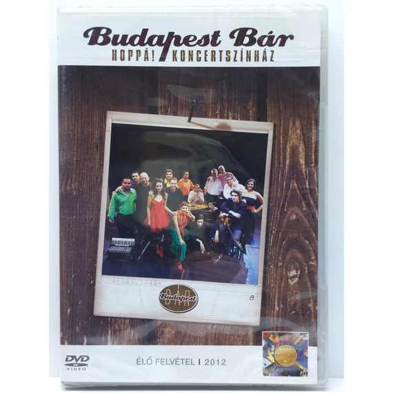 Budapest Bár - Hoppá! Koncertszínház - új, fóliás DVD