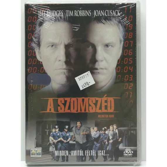 A szomszéd - Jeff Bridges, Tim Robbins, Joan Cusack - új, fóliás DVD