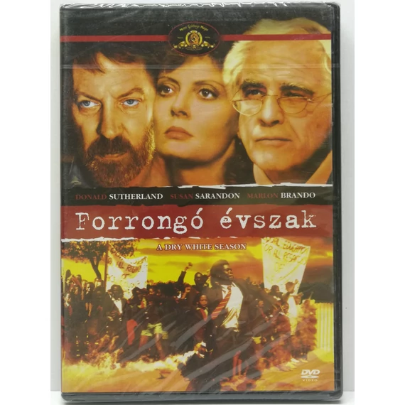 Forrongó évszak (Száraz fehér évszak) - Susan Sarandon, Donald Sutherland, Marlon Brando - új, fóliás DVD