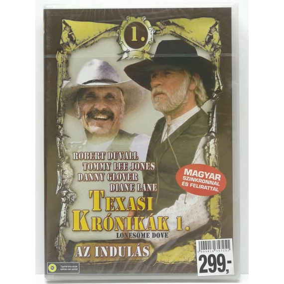 Texasi krónikák: Lonesome Dove 1. - új, fóliás DVD