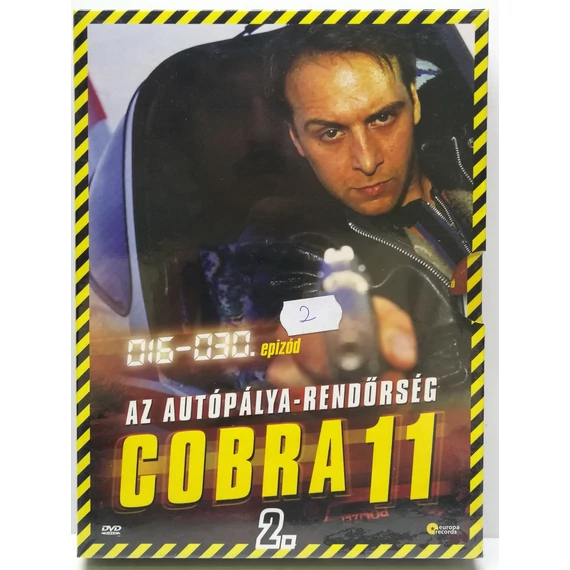 Cobra 11 - Az autópálya-rendőrség - 2. - 016-030. epizód - új, fóliás 4 DVD