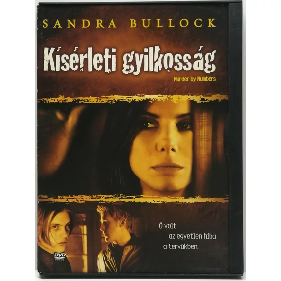 Kísérleti gyilkosság - Sandra Bullock - warner tokos, karcmentes DVD