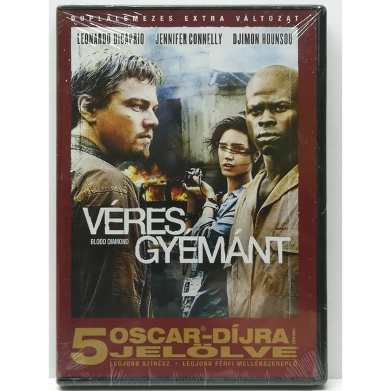 Véres gyémánt - duplalemezes - Leonardo DiCaprio, Djimon Hounsou - új, fóliás DVD