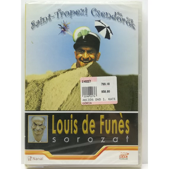 A Saint Tropez-i csendőr - Louis de Funes - új, fóliás DVD