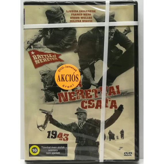A neretvai csata - Veljko Bulajić filmje - új, fóliás DVD