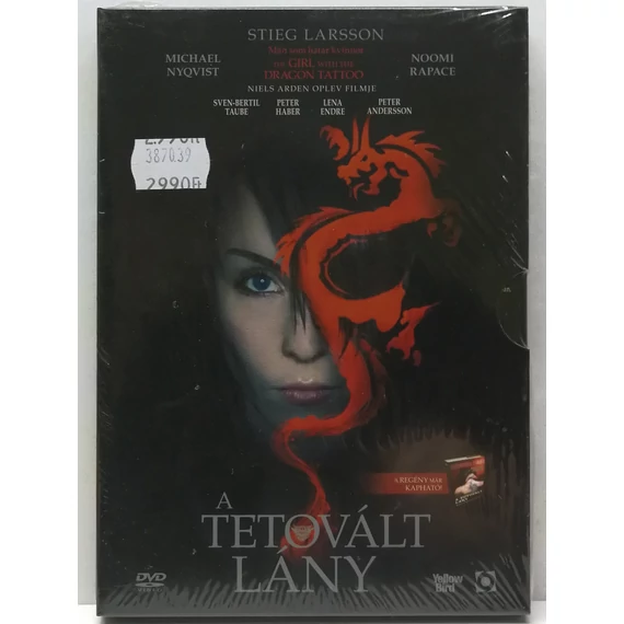 A tetovált lány - A korrupció és a gonoszság anatómiája - papírfeknis - új, fóliás DVD