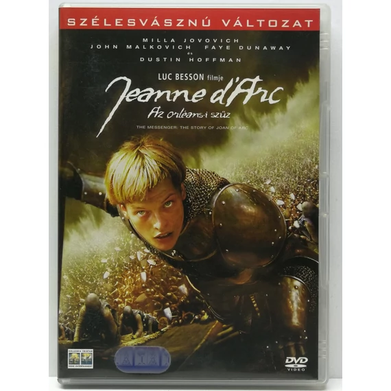 Jeanne d'Arc, az Orleans-i szűz - Dustin Hoffman, John Malkovich, Milla Jovovich - karcmentes DVD