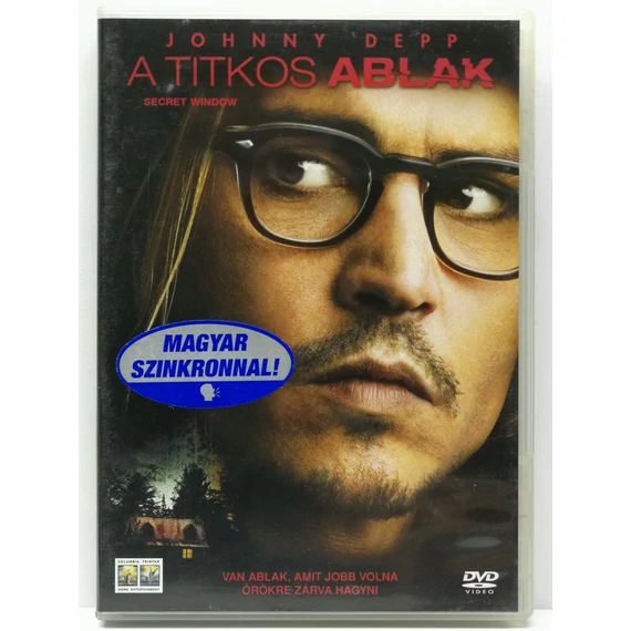 A titkos ablak - Johnny Depp - karcmentes DVD