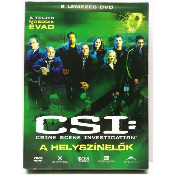 CSI: Helyszínelők 2. - A teljes második évad - 6 db karcmentes DVD
