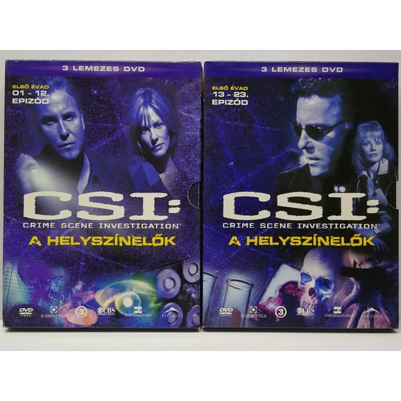 CSI: Helyszínelők 1. - A teljes első évad - 6 db karcmentes DVD