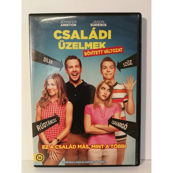 Családi üzelmek - bővített változat - Jennifer Aniston, Jason Sudeikis - karcmentes