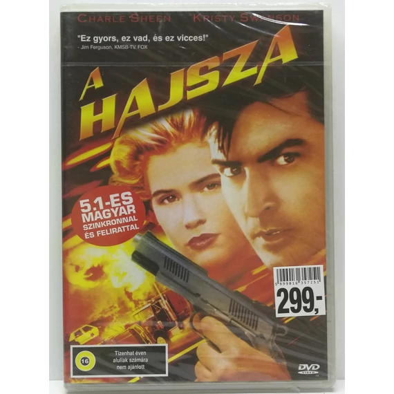 A hajsza - Charlie Sheen - új, fóliás DVD