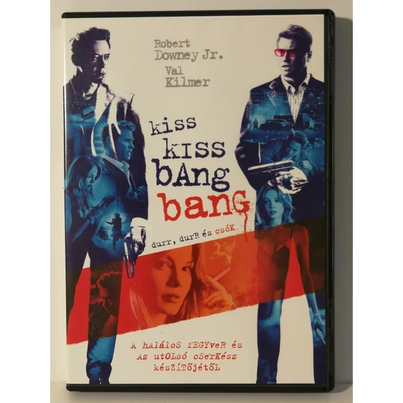 Durr, durr és csók - Kiss Kiss Bang Bang - Robert Downey Jr., Val Kilmer - karcmentes DVD