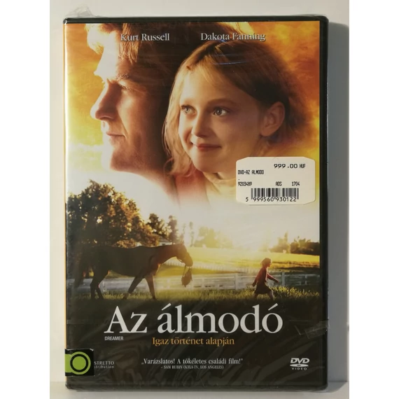 Az álmodó - Kurt Russel, Dakota Fanning - új, fóliás DVD