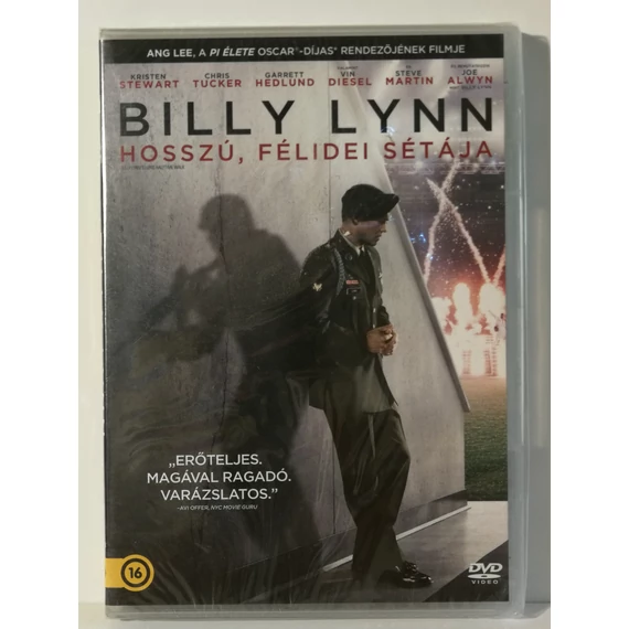 Billy Lynn hosszú félidei sétája - Kristen Stewart, Vin Diesel - új, fóliás DVD