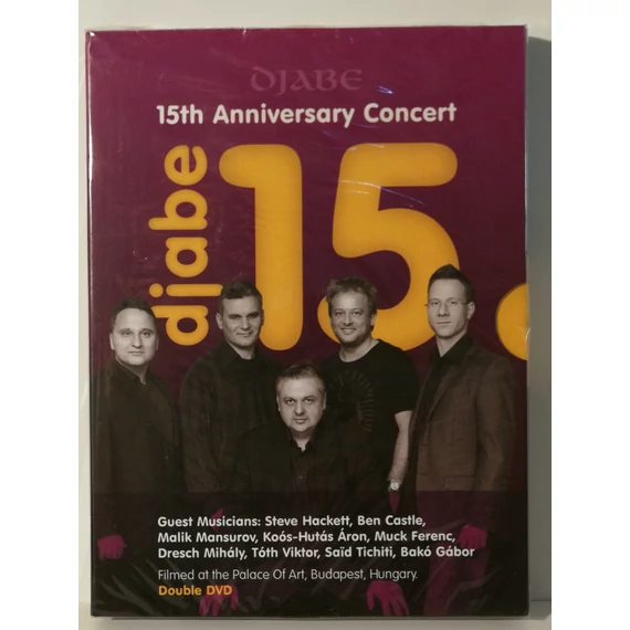 Djabe - Djabe 15th Anniversary Concert - 2 DVD - új, fóliás