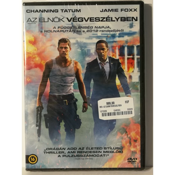 Az elnök végveszélyben - Channing Tatum, Jamie Foxx - új, fóliás DVD