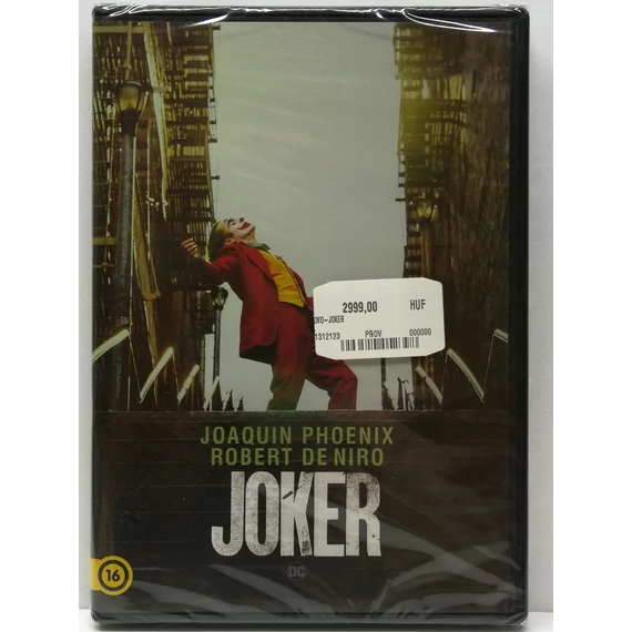 Joker - Joaquin Phoenix, Robert De Niro  - új, fóliás DVD