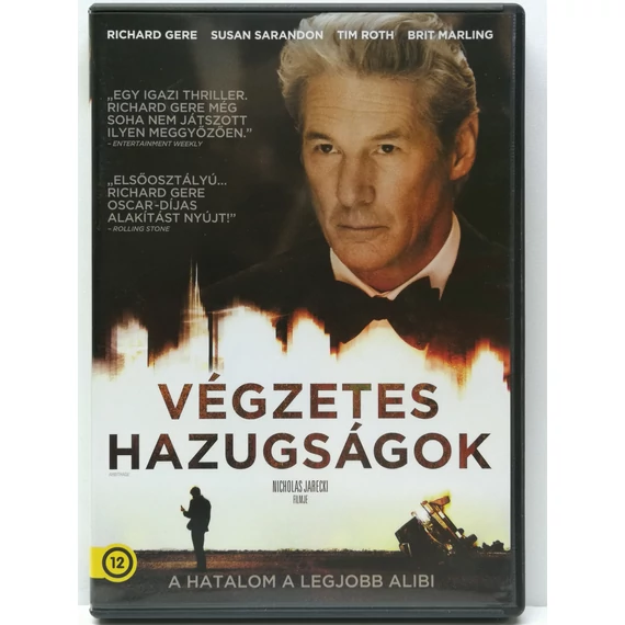 Végzetes hazugságok - Tim Roth, Richard Gere, Susan Sarandon - karcmentes DVD