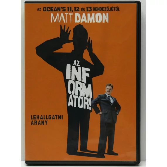 Az informátor! - Matt Damon - karcmentes DVD