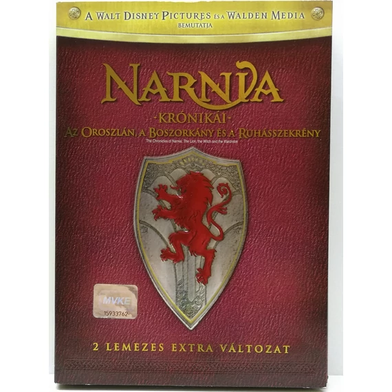 Narnia krónikái: Az oroszlán, a boszorkány és a ruhásszekrény - papírfeknis, 2 DVD