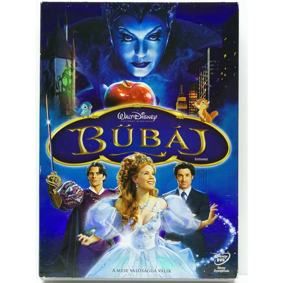 Bűbáj - Amy Adams, Patrick Dempsey, James Marsden - papírfeknis DVD