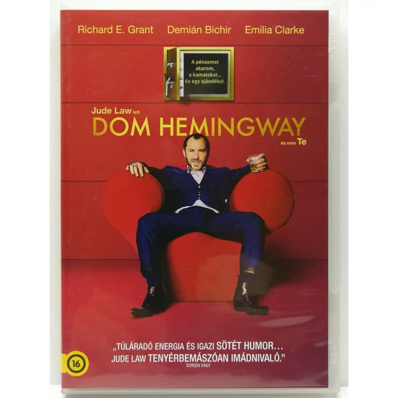 Dom Hemingway - Jude Law, Emilia Clarke - DVD