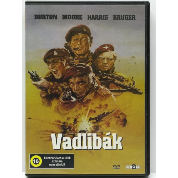 A vadlibák - Richard Burton, Roger Moore, Richard Harris, Hardy Krüger - DVD