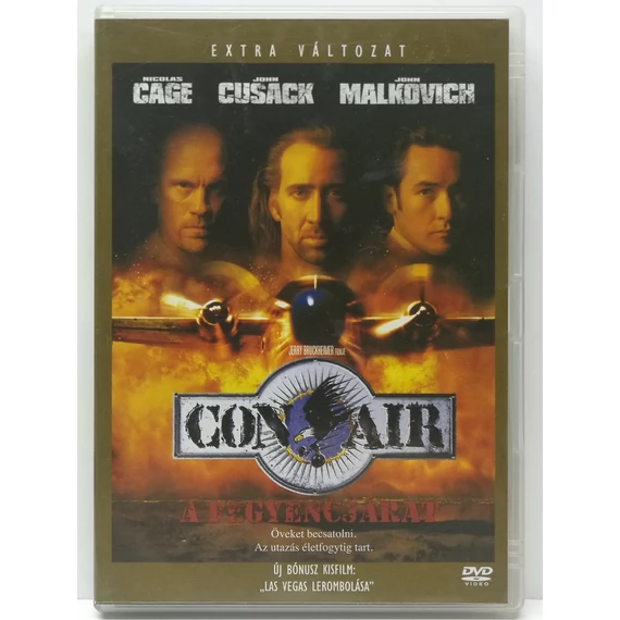Con Air - A fegyencjárat - Nicolas Cage, John Malkovich, Steve Buscemi - DVD