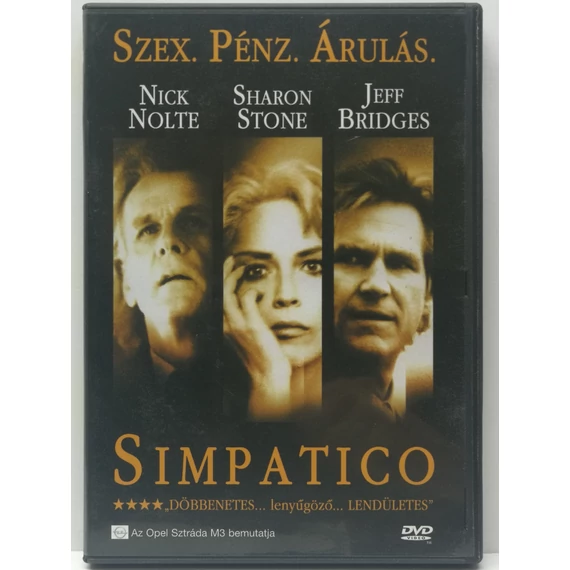 Simpatico - Jeff Bridges, Sharon Stone, Nick Nolte - DVD