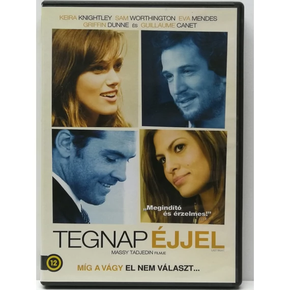 Tegnap éjjel - Keira Knightley, Eva Mendes, Sam Worthington - DVD