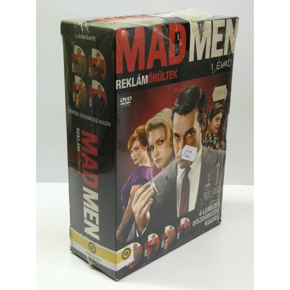 Mad Men - Reklámőrültek 1. - A teljes első évad - Jon Hamm - új, fóliás, 4 DVD