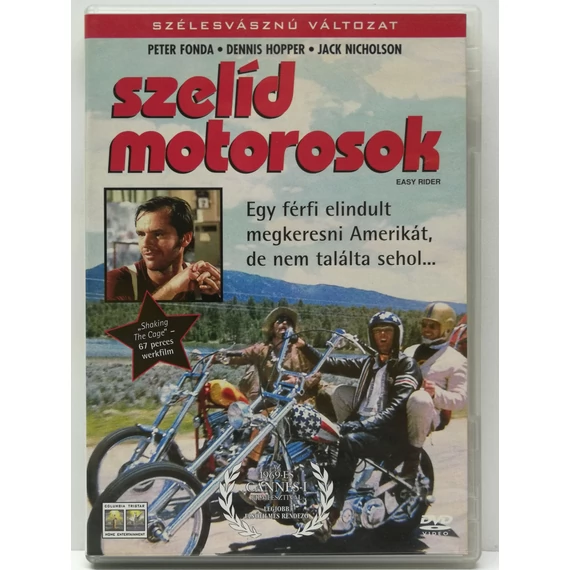 Szelíd motorosok - Jack Nicholson, Dennis Hopper, Peter Fonda - DVD