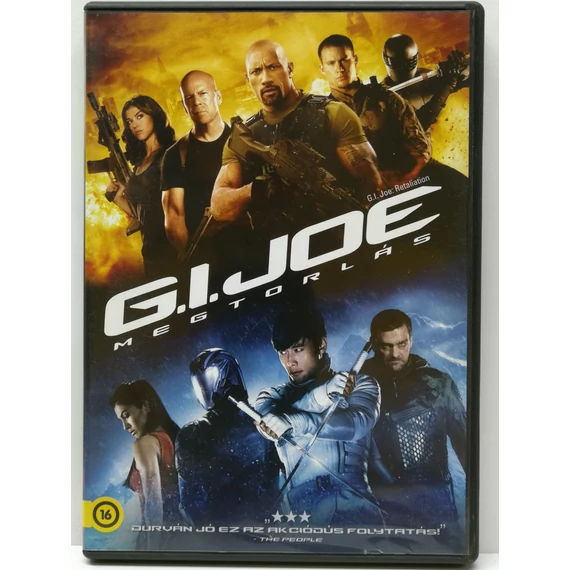 G.I. Joe: Megtorlás - Bruce Willis, Dwayne Johnson, Channing Tatum - karcmentes DVD