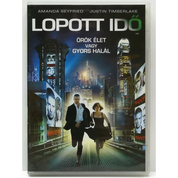 Lopott idő - Amanda Seyfried, Olivia Wilde, Cillian Murphy, Justin Timberlake - karcmentes DVD