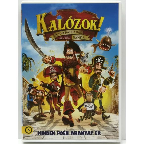 Kalózok! A kétballábas banda - karcmentes DVD