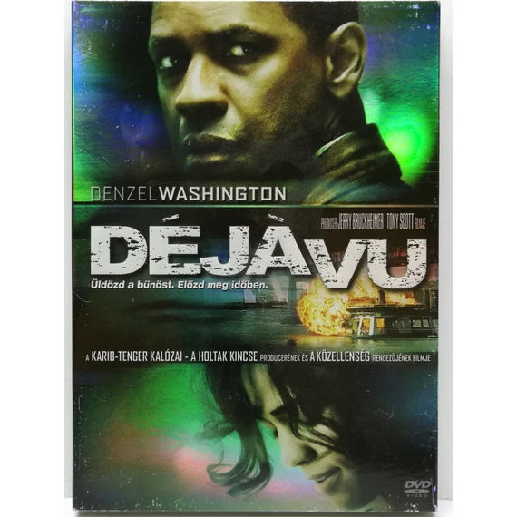 Déjà vu - Denzel Washington - karcmentes, papírfeknis DVD