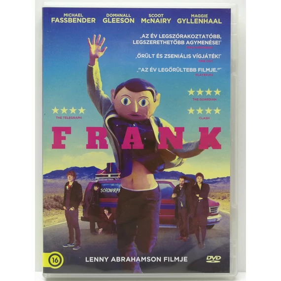Frank - Michael Fassbender, Maggie Gyllenhaal, Domhnall Gleeson - DVD