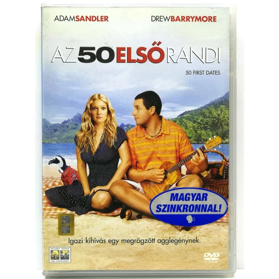 Az 50 első randi -Adam Sandler, Drew Barrymore - DVD