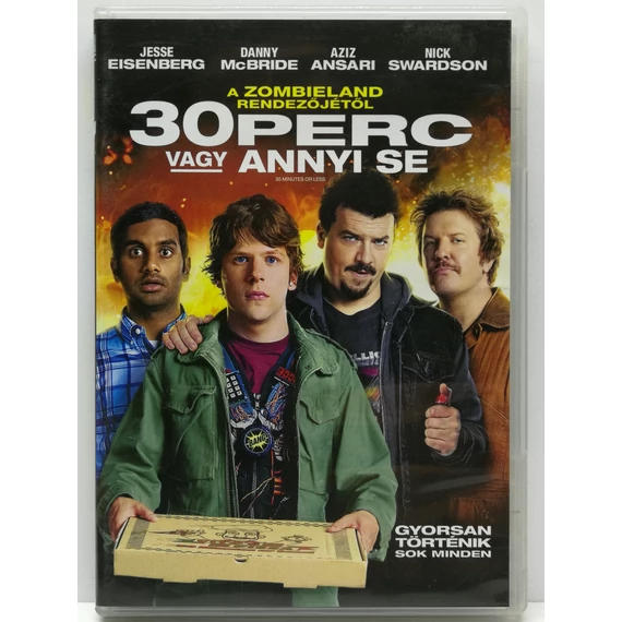30 perc vagy annyi se - Jesse Eisenberg, Danny McBride, Michael Peña - DVD
