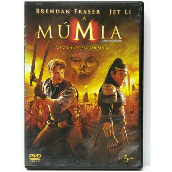 A múmia - A sárkánycsászár sírja - Jet Li, Michelle Yeoh, Brendan Fraser - DVD