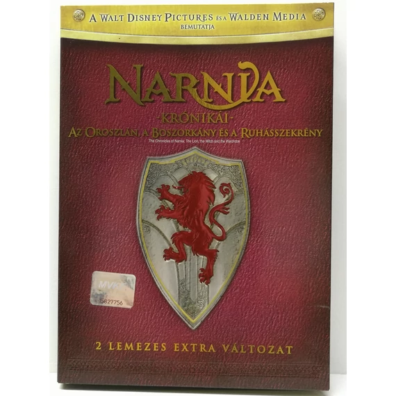Narnia krónikái: Az oroszlán, a boszorkány és a ruhásszekrény - papírfeknis, 2 DVD