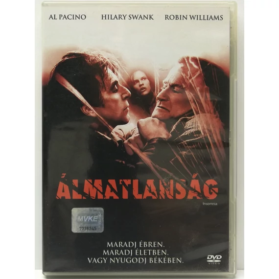 Álmatlanság - Al Pacino, Robin Williams, Hilary Swank - DVD
