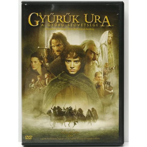 A Gyűrűk Ura: A gyűrű szövetsége - 2 DVD