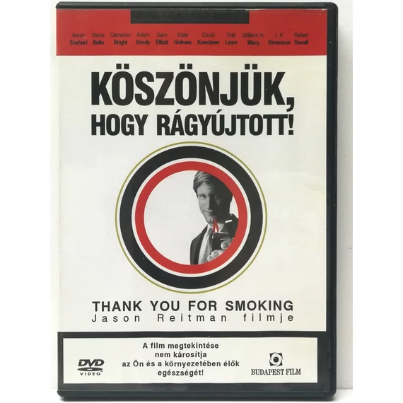 Köszönjük, hogy rágyújtott! - J.K. Simmons, Robert Duvall, Aaron Eckhart - DVD