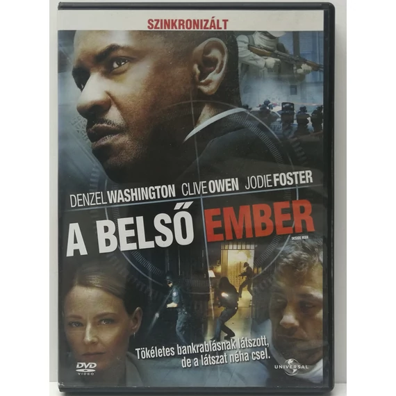 A belső ember - Denzel Washington, Jodie Foster, Willem Dafoe - DVD