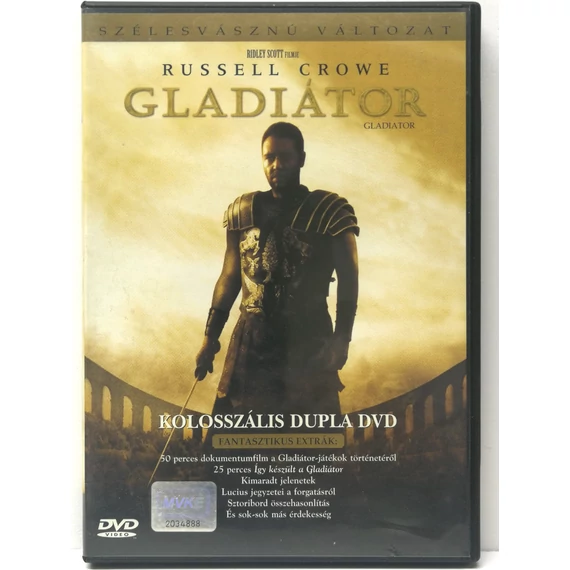 Gladiátor - Russell Crowe - 2 DVD