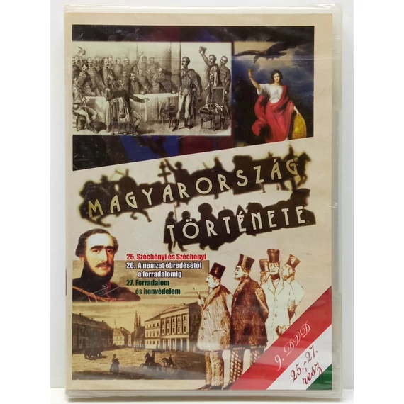 Magyarország története - 25-27. rész - új, fóliás, 9. DVD